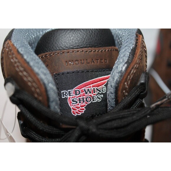 RED WING PETROKING MEN\'S 8\' INSULATED BROWN WINTER WORK BOOTS SZ 11.5 NWOB $330